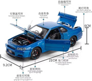 Nissan GTR R34 Legend - 1:24 Scale