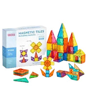 3D Magnetic Tiles Toy (Set of 40 pcs)